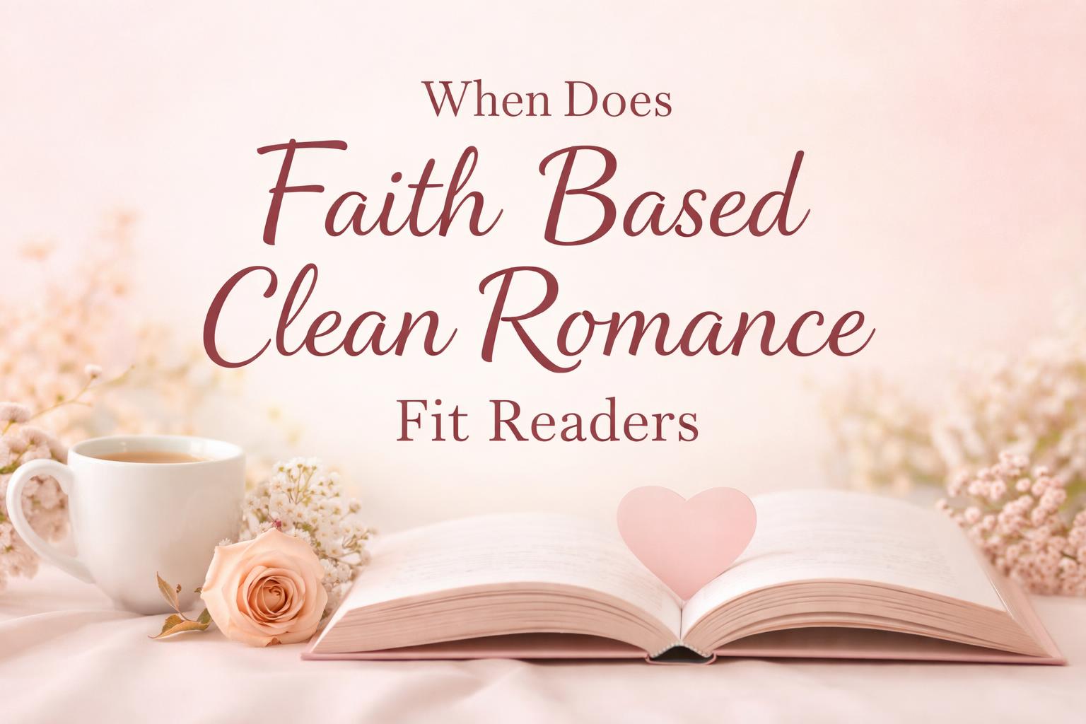 When Does Faith Based Clean Romance Fit Readers?